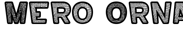 Mero Ornad TFB font preview